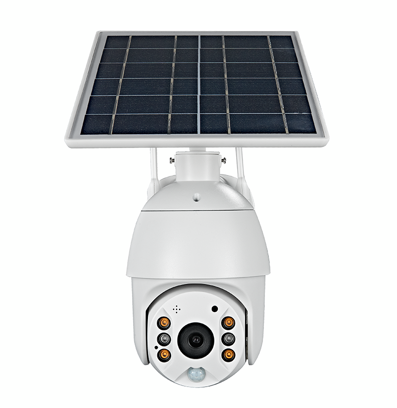 Solar spherical wireless camera