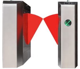 Pedestrian Control Flap Barrier Gate